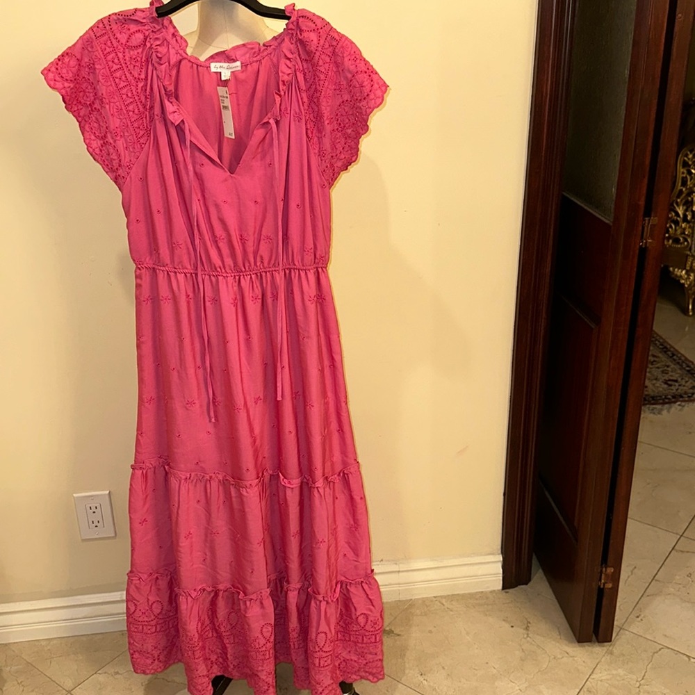 By the river size L New Fuchsia maxi dress NEW WITH TAG